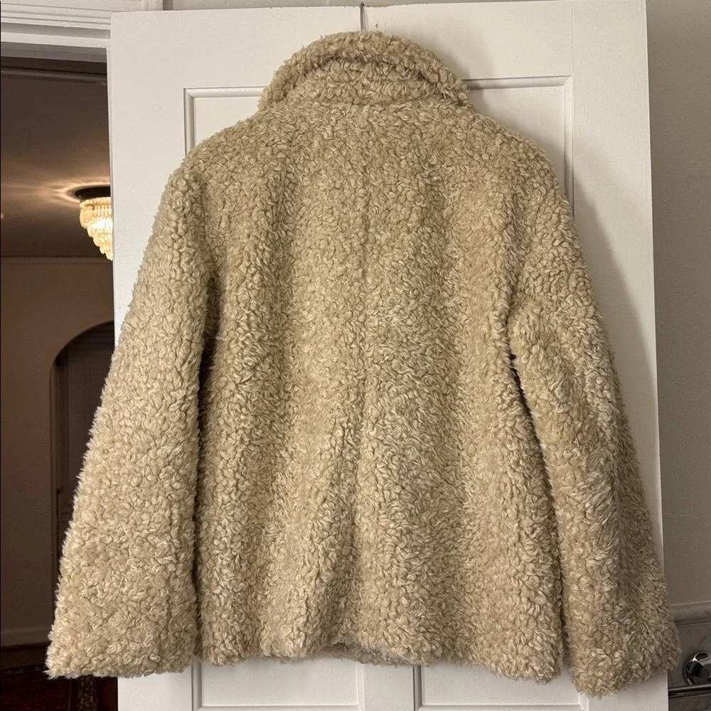 Ann Taylor Faux Fur Double-breasted Coat 830919 - Picture 11 of 12